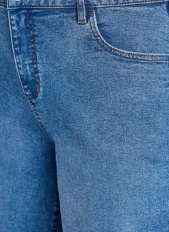 FLASH - Locker sitzende Jeansshorts mit hoher Taille