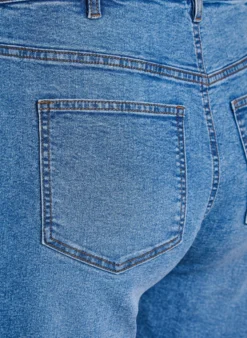 FLASH - Locker sitzende Jeansshorts mit hoher Taille