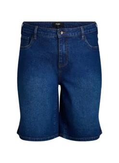 FLASH - Locker sitzende Jeansshorts mit hoher Taille