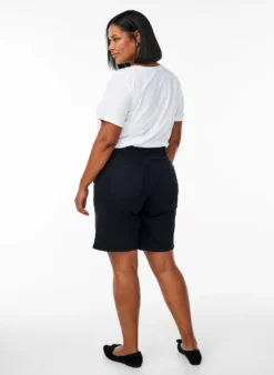 FLASH - Locker sitzende Jeansshorts mit hoher Taille