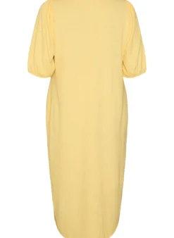 FLASH - Midikleid mit V-Ausschnitt und Struktur