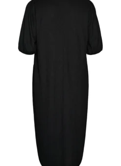 FLASH - Midikleid mit V-Ausschnitt und Struktur