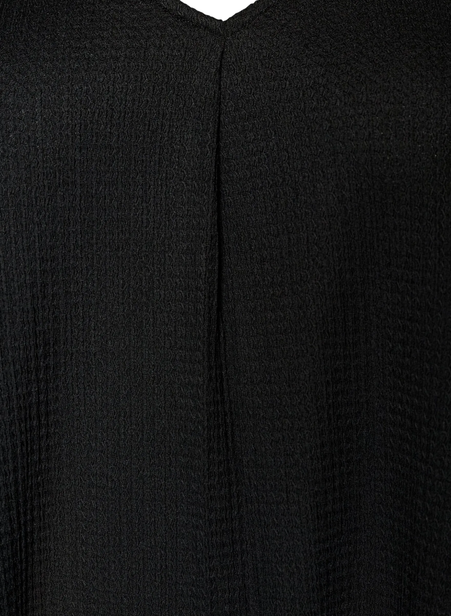FLASH - Midikleid mit V-Ausschnitt und Struktur