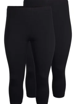 FLASH - 2-pack 3/4-Leggings aus Baumwolle