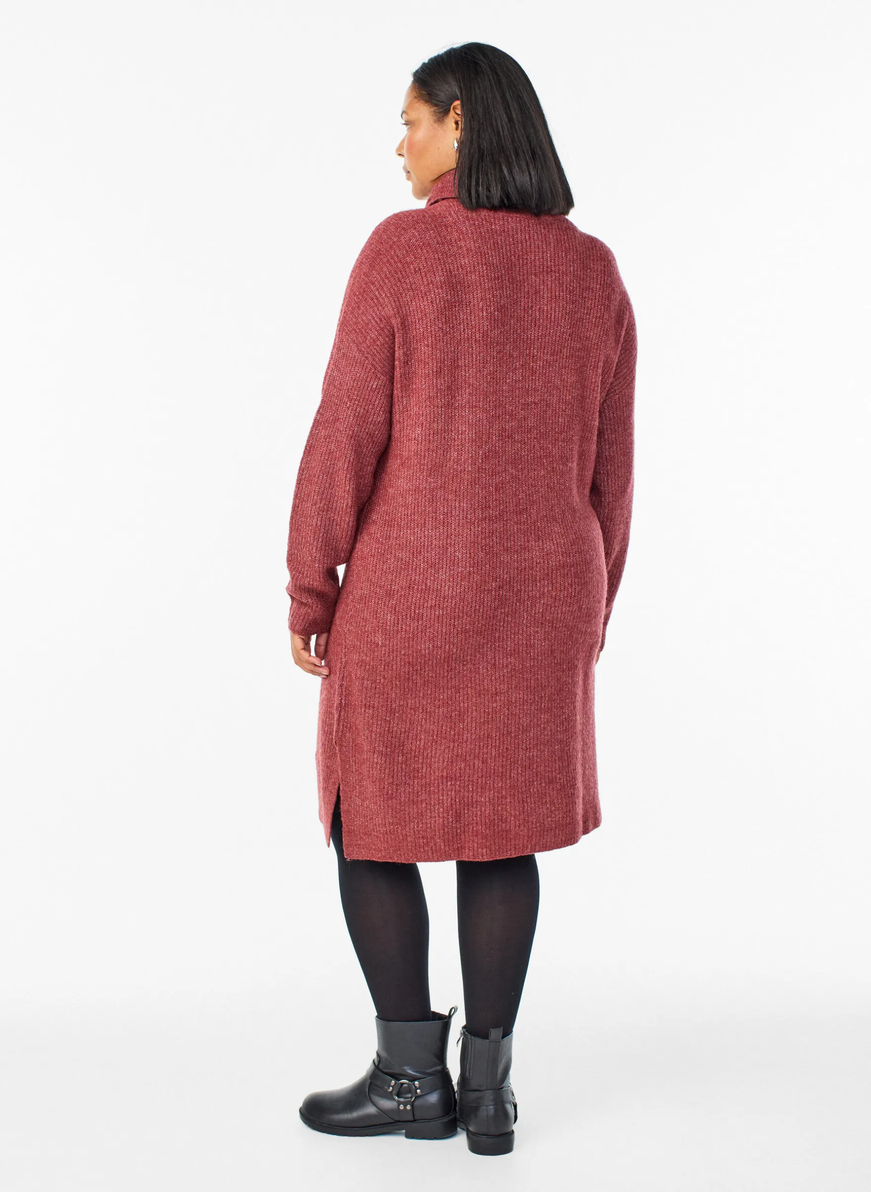 FLASH - Strickkleid mit Rollkragen