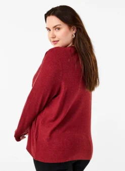 FLASH - Strickpullover mit Rundhalsausschnitt