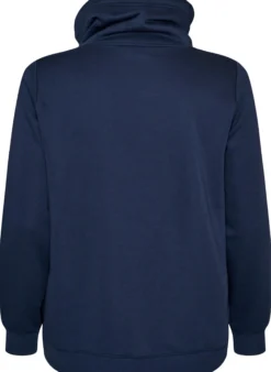 FLASH - Sweatshirt mit Stehkragen und Taschen