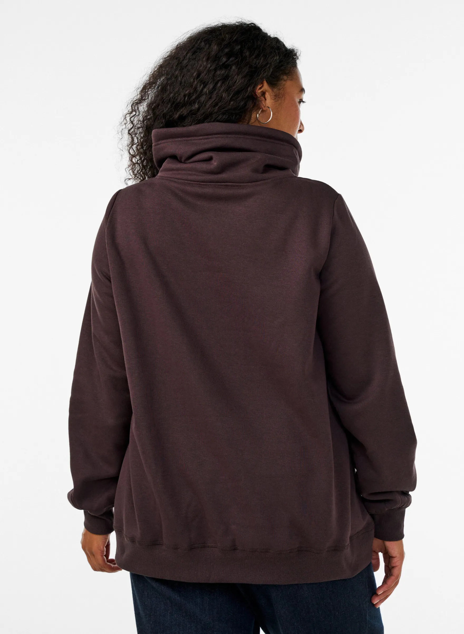 FLASH - Sweatshirt mit Stehkragen und Taschen