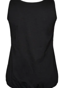 FLASH - Tanktop aus Bio-Baumwolle mit V-Ausschnitt und Knöpfen