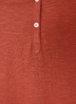 FLASH - T-Shirt mit Knopfleiste