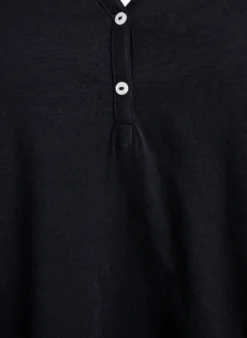 FLASH - T-Shirt mit Knopfleiste