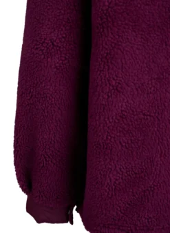 Fleecejacke mit gesteppten Details