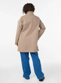 Frühlingsjacke aus wasserabweisendem Material mit A-Linie
