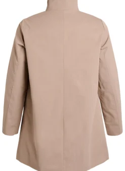 Frühlingsjacke aus wasserabweisendem Material mit A-Linie