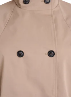 Frühlingsjacke aus wasserabweisendem Material mit A-Linie