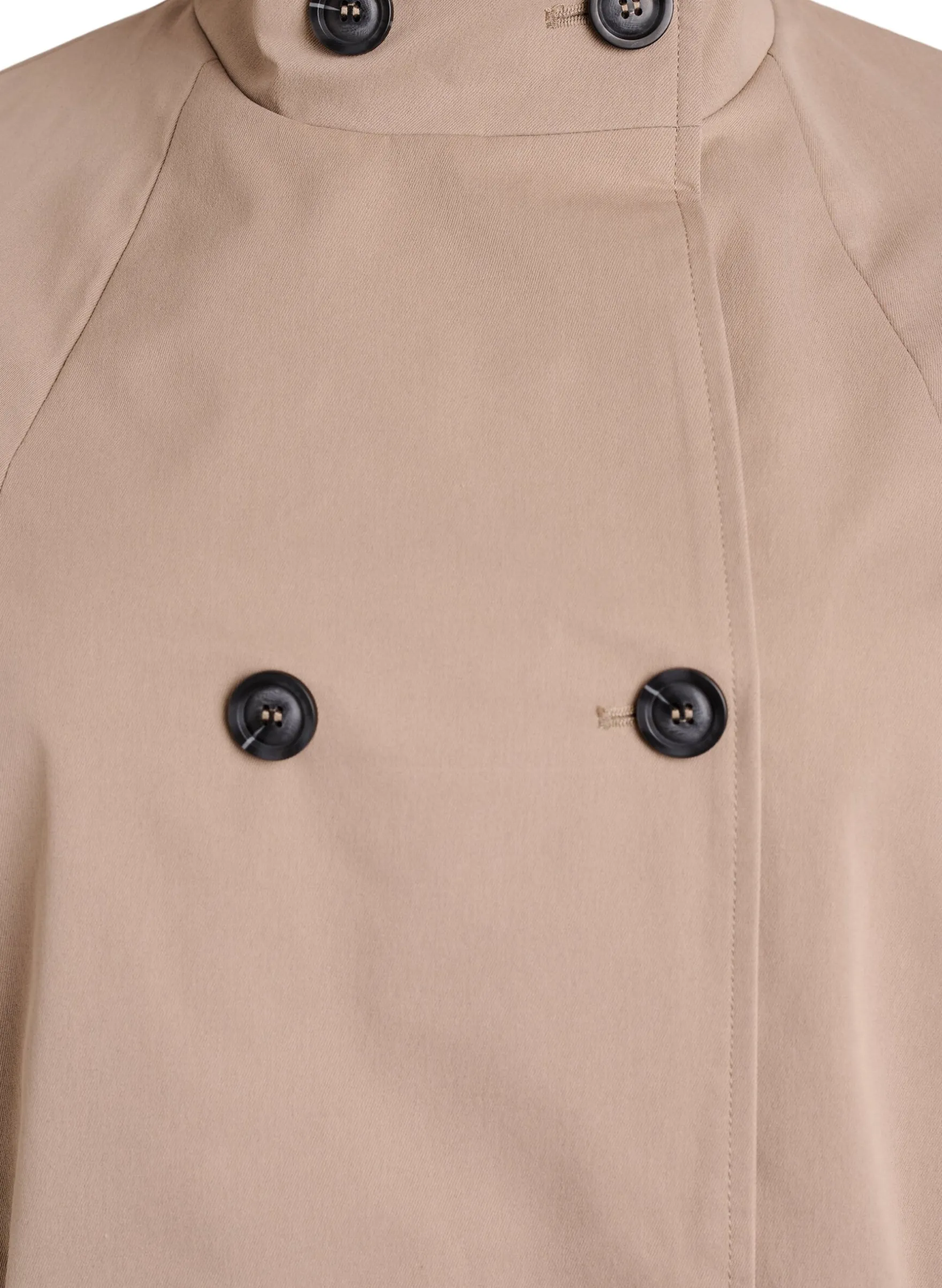 Frühlingsjacke aus wasserabweisendem Material mit A-Linie