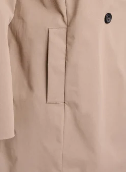 Frühlingsjacke aus wasserabweisendem Material mit A-Linie