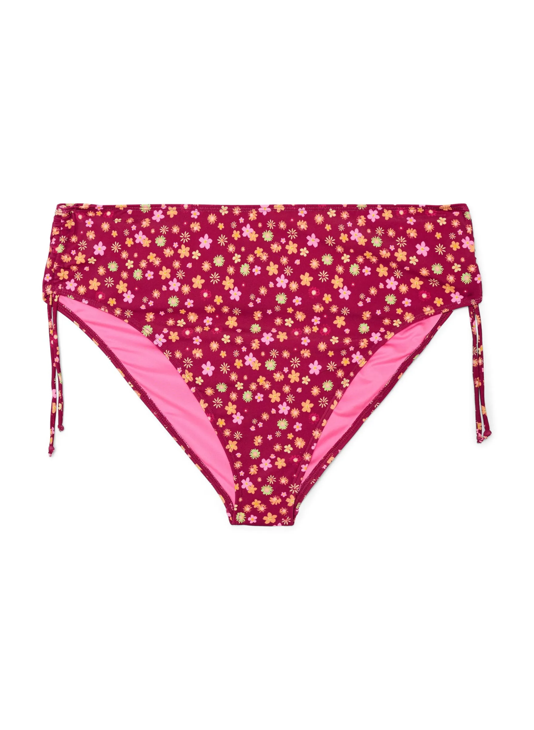 Geblümter Tai-Bikini-Slip zum Binden
