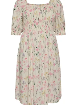 Geblümtes Sommerkleid aus Viskose