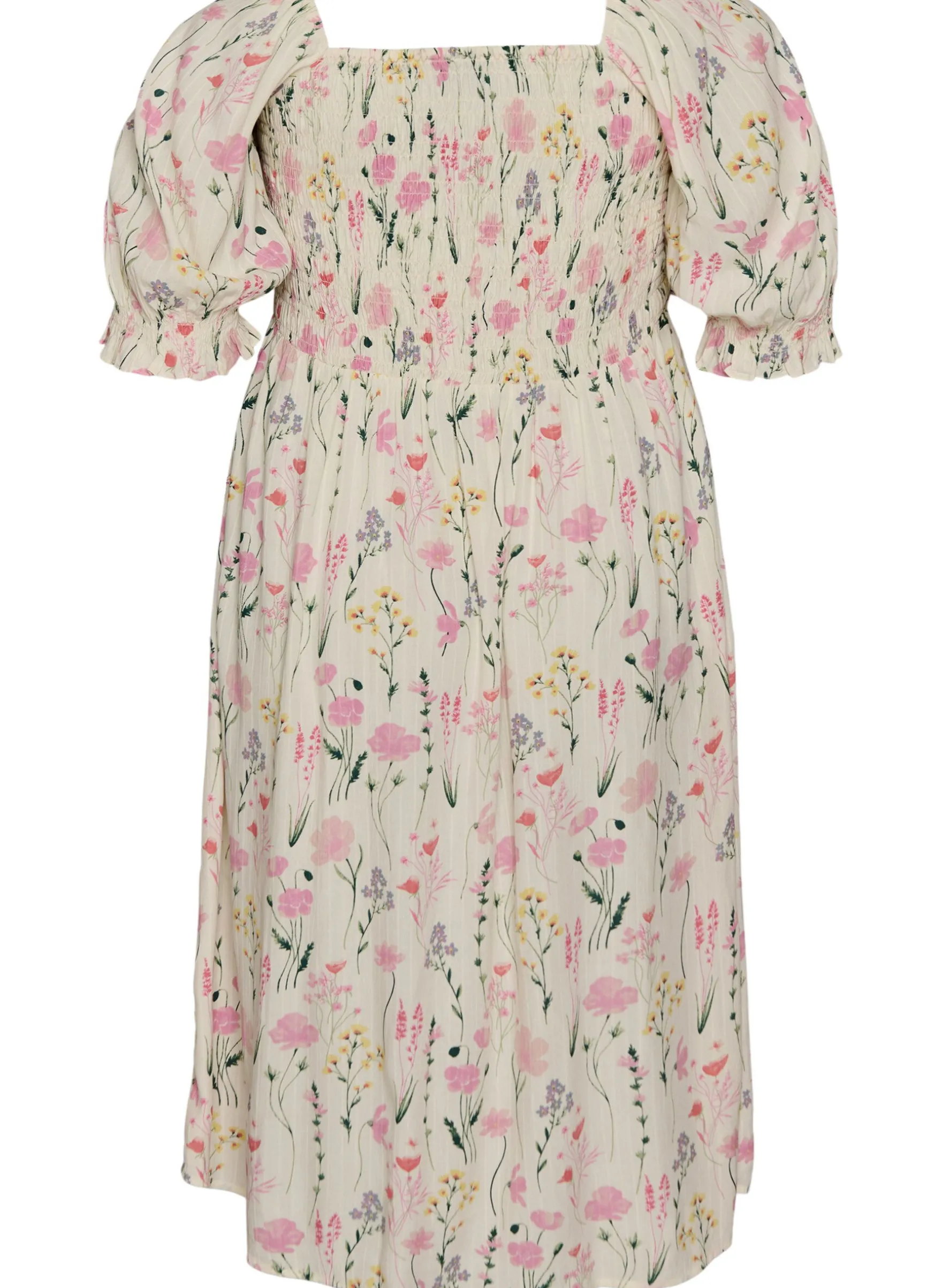Geblümtes Sommerkleid aus Viskose