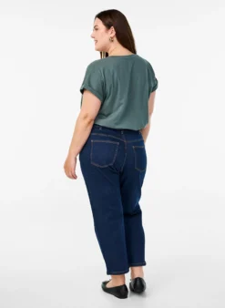 Gekürzte Vera Jeans mit geradem Bein