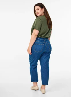 Gekürzte Vera Jeans mit geradem Bein