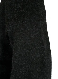 Gemusterter Strickcardigan mit Taschen