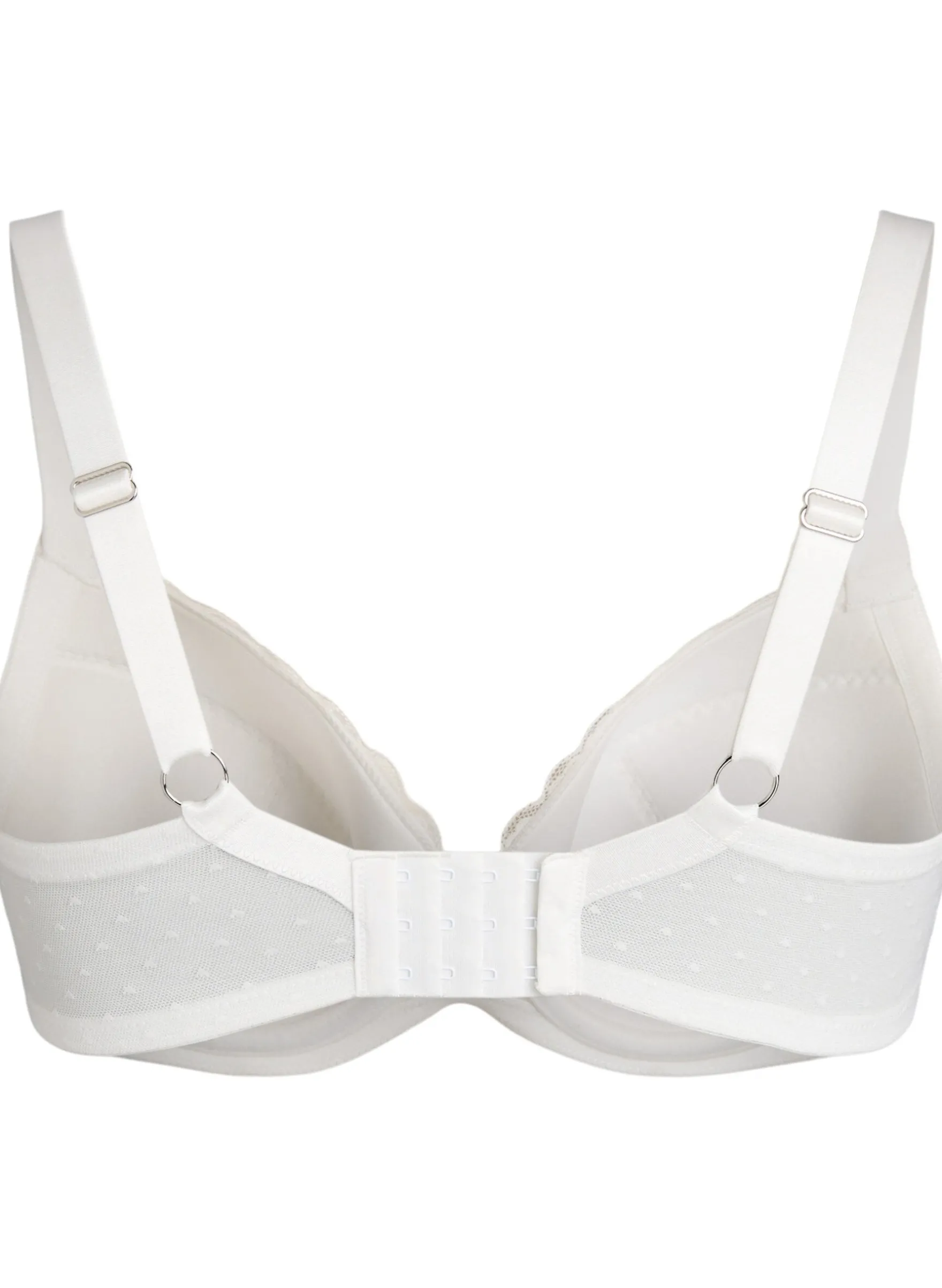 Gepolsterter Spitzen-BH mit Mesh-Details