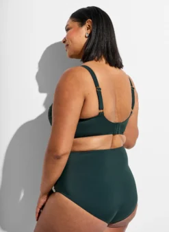 Gepolstertes Bikini Top mit Ringdetail