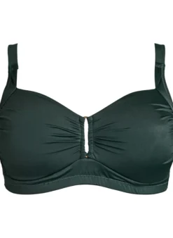 Gepolstertes Bikini Top mit Ringdetail