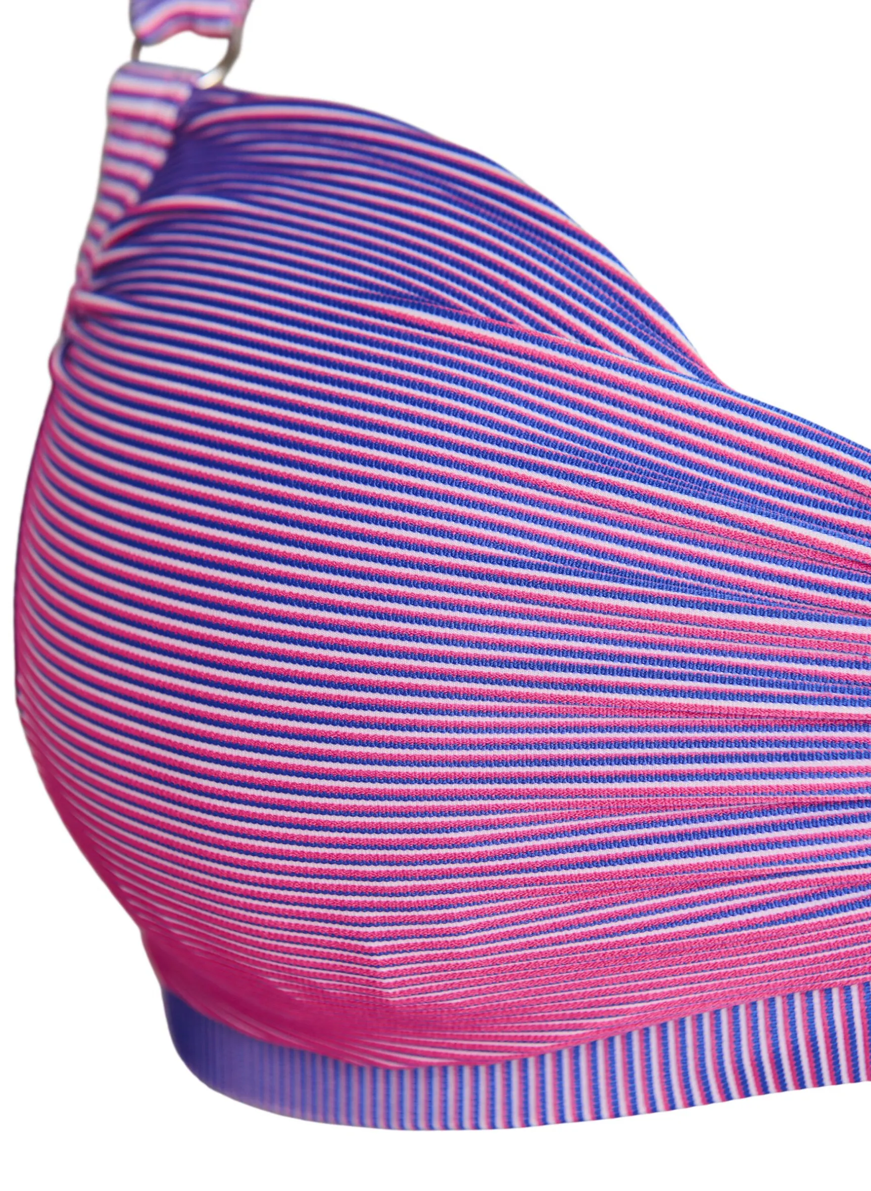 Gestreiftes Bikini-Top mit Bügel