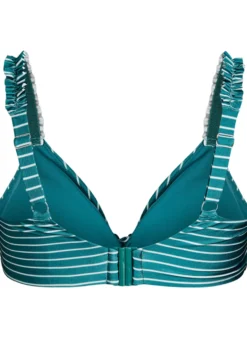 Gestreiftes Bikini Top mit herausnehmbarer Wattierung