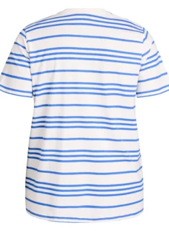 Gestreiftes T-Shirt aus Baumwolle