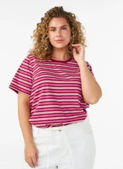 Gestreiftes T-Shirt aus Bio-Baumwolle
