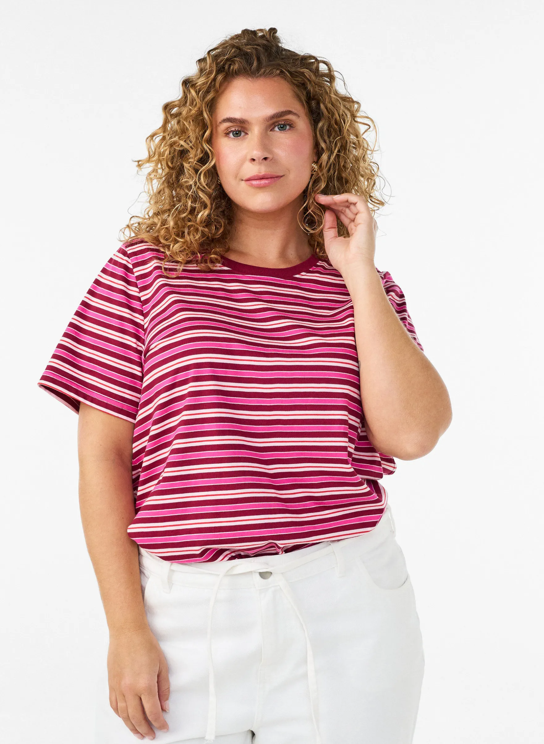 Gestreiftes T-Shirt aus Bio-Baumwolle