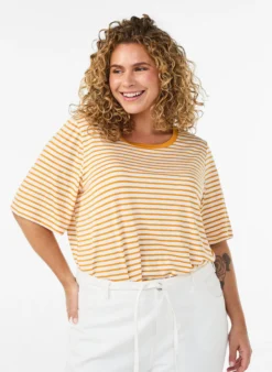 Gestreiftes T-Shirt aus TENCEL™ Lyocell