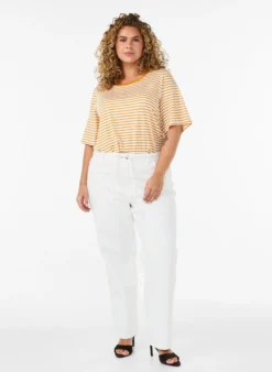 Gestreiftes T-Shirt aus TENCEL™ Lyocell