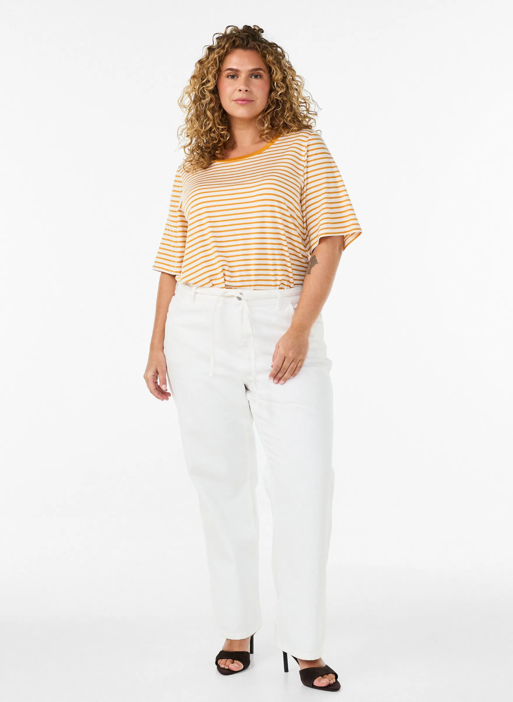 Gestreiftes T-Shirt aus TENCEL™ Lyocell