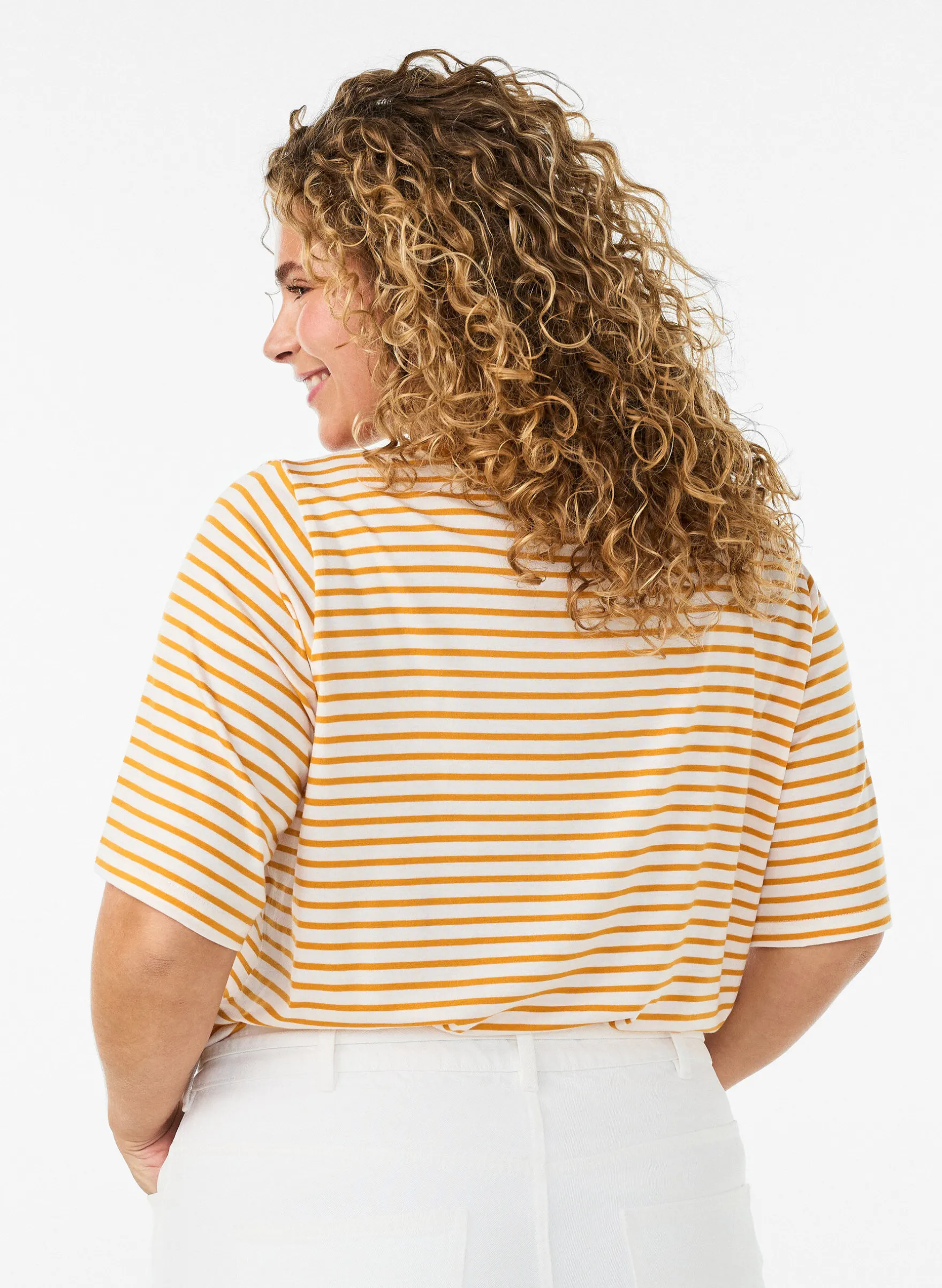 Gestreiftes T-Shirt aus TENCEL™ Lyocell