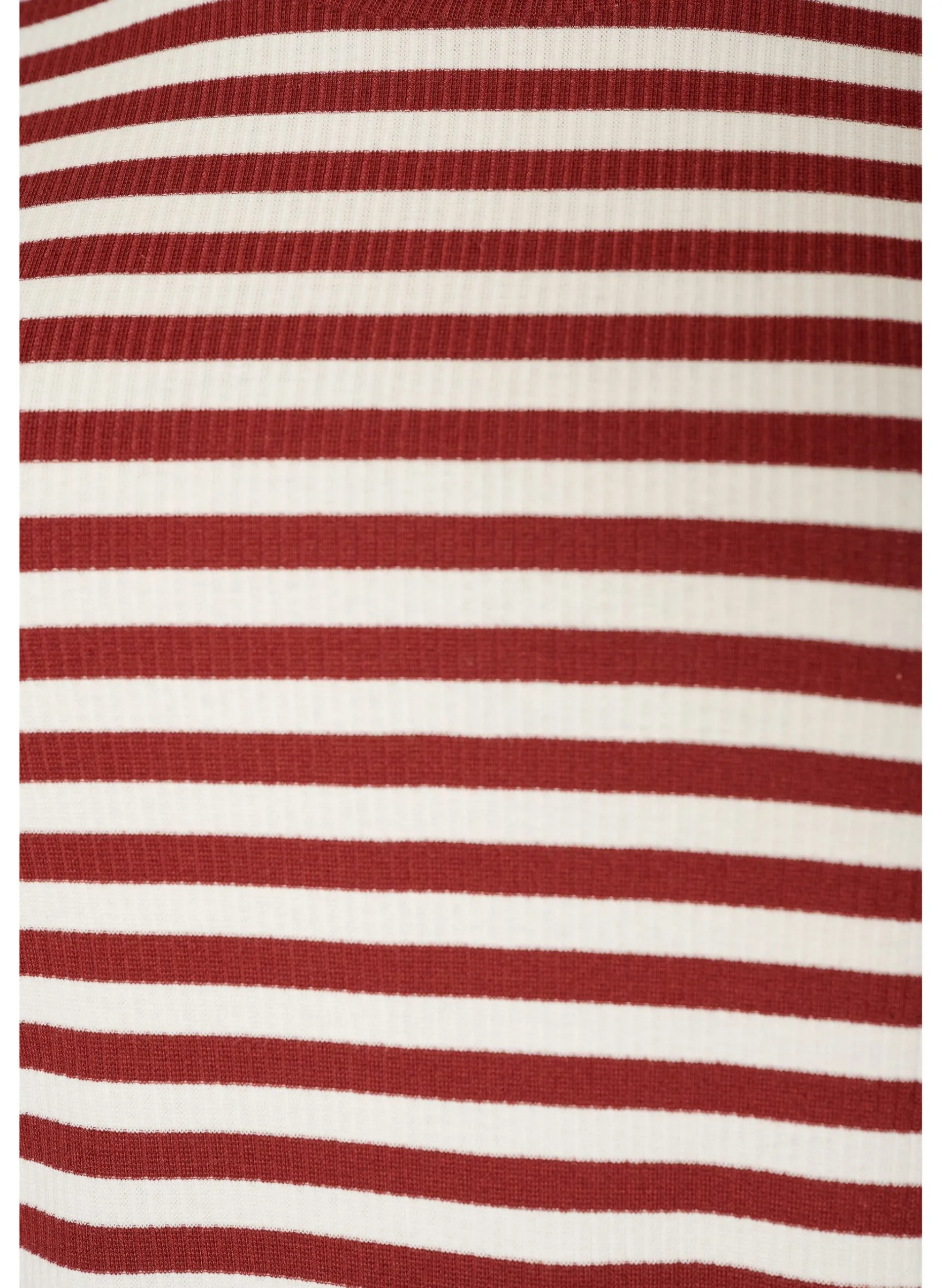 Gestreiftes T-Shirt mit gerippter Struktur