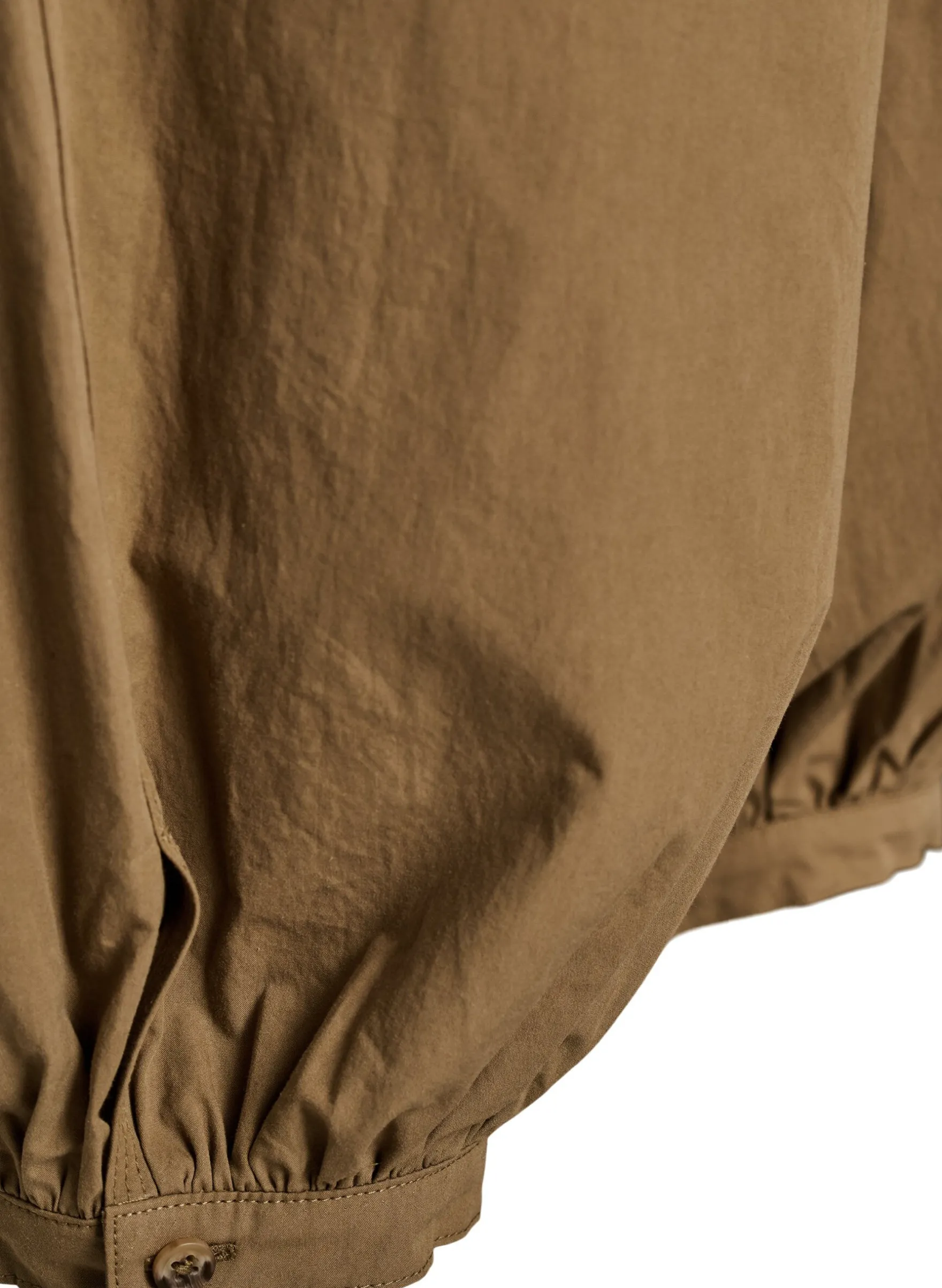 Hoch taillierte Ballonhose aus Baumwolle
