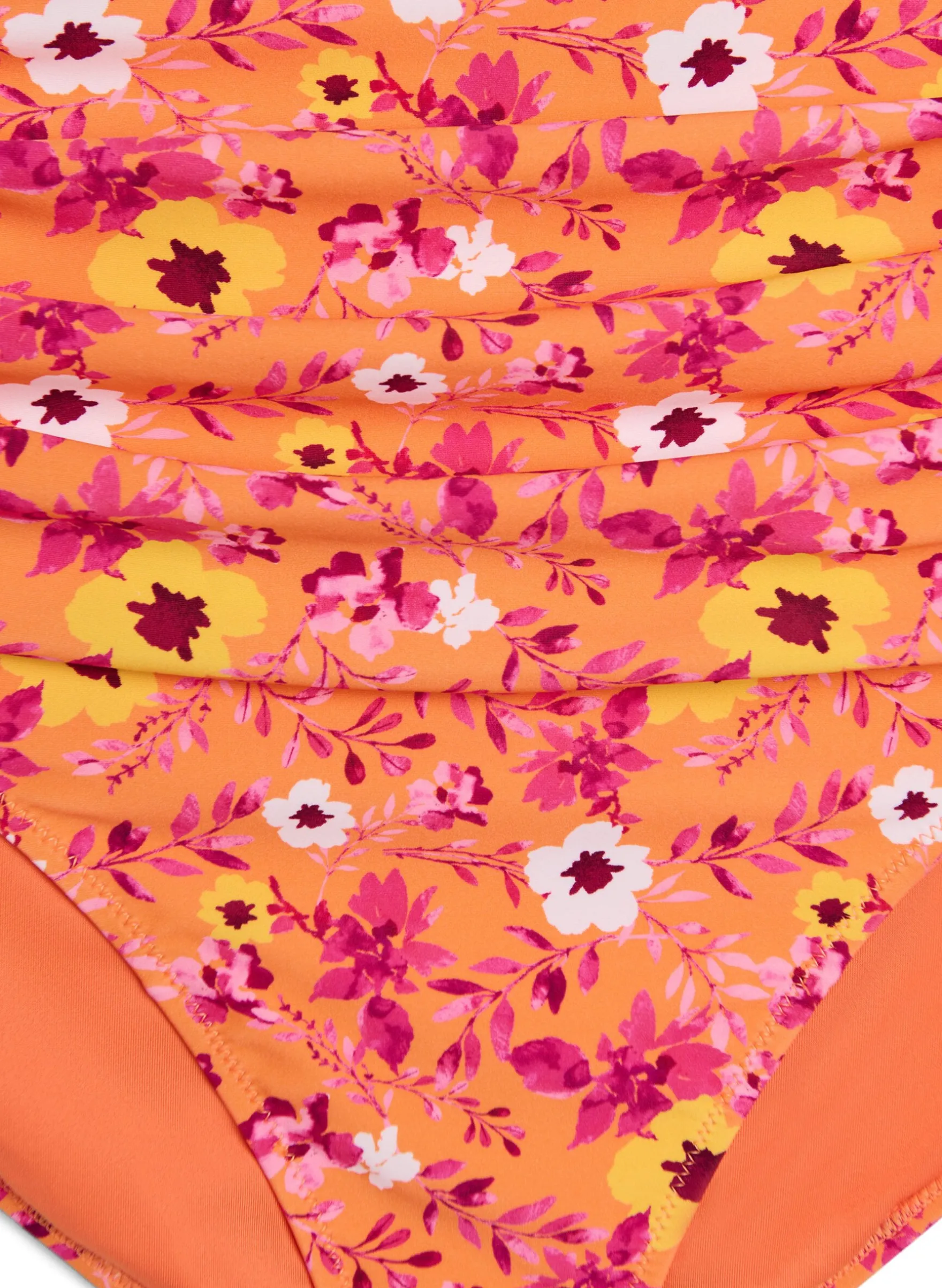 Hoch taillierte Bikinihosen mit Muster