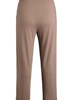 Hoch taillierte Hose aus Jersey mit geradem Bein