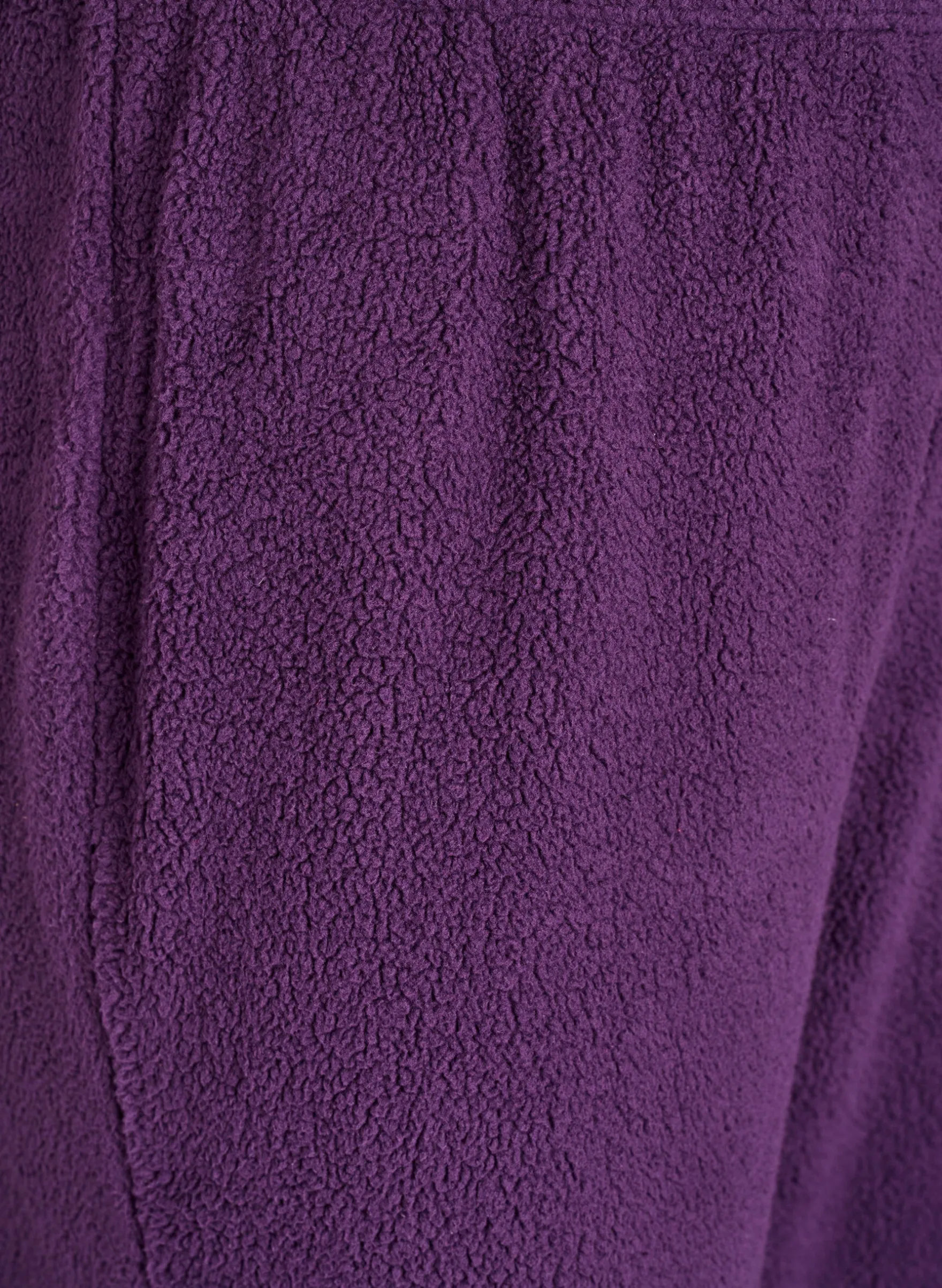 Hoch taillierte Hose aus Teddy-Fleece