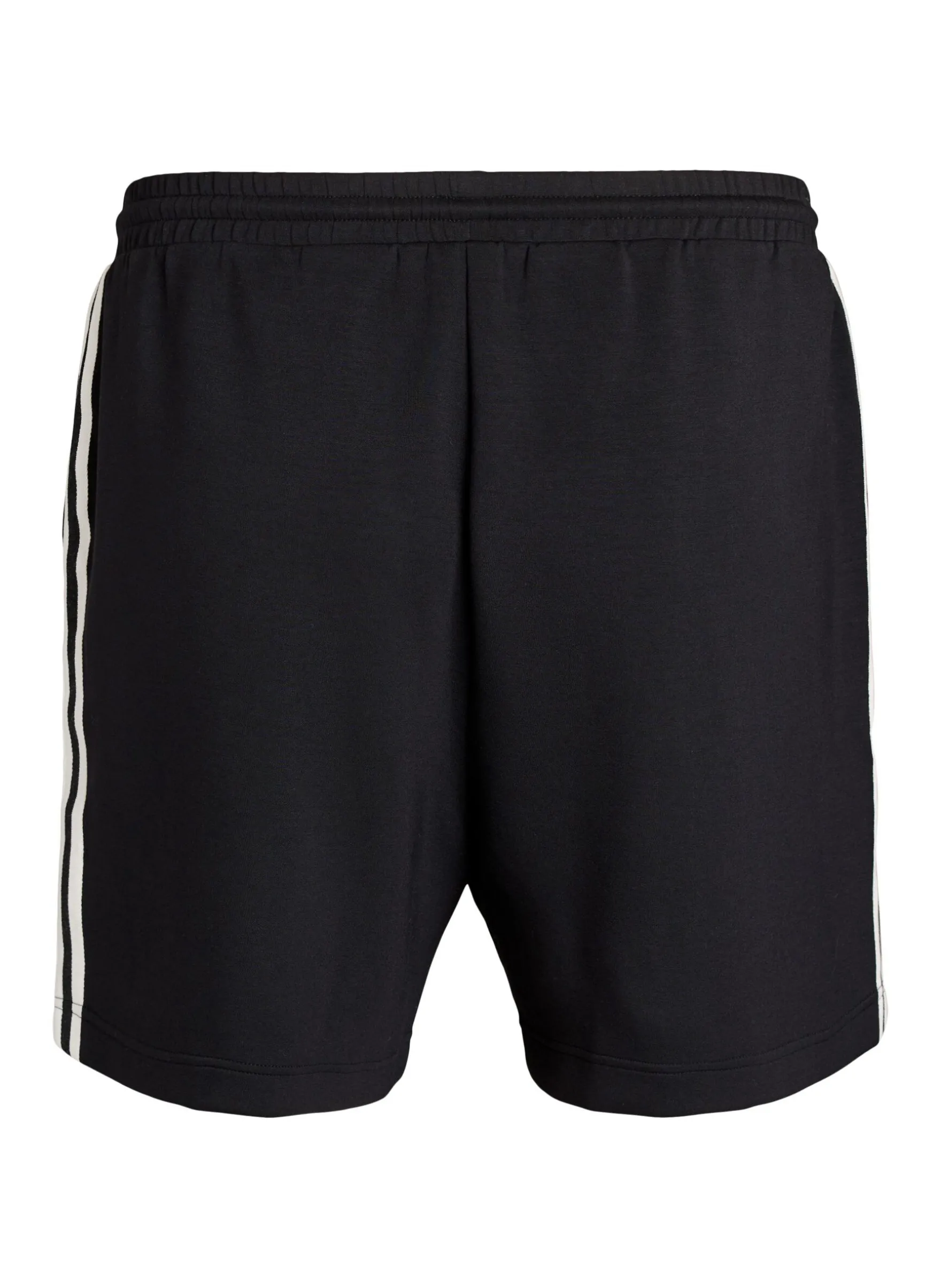 Hoch taillierte Shorts mit Streifendetails