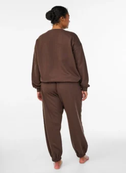 Hoch taillierte Sweatpants mit Taschen