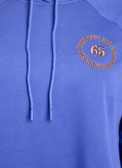 Hoodie mit gesticktem Frontmotiv