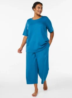 7/8-Hose aus Modal-Mischung mit Taschen