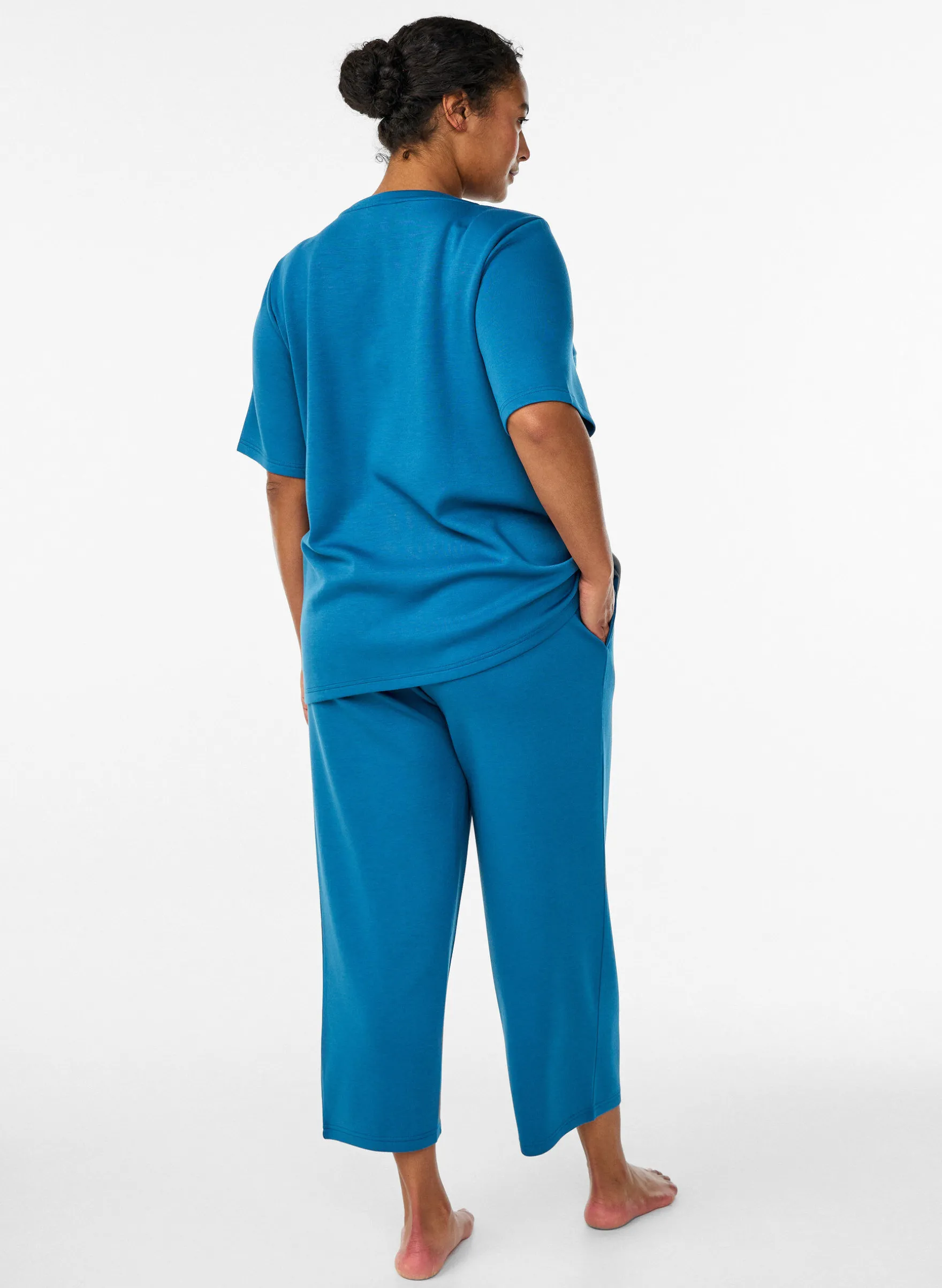 7/8-Hose aus Modal-Mischung mit Taschen