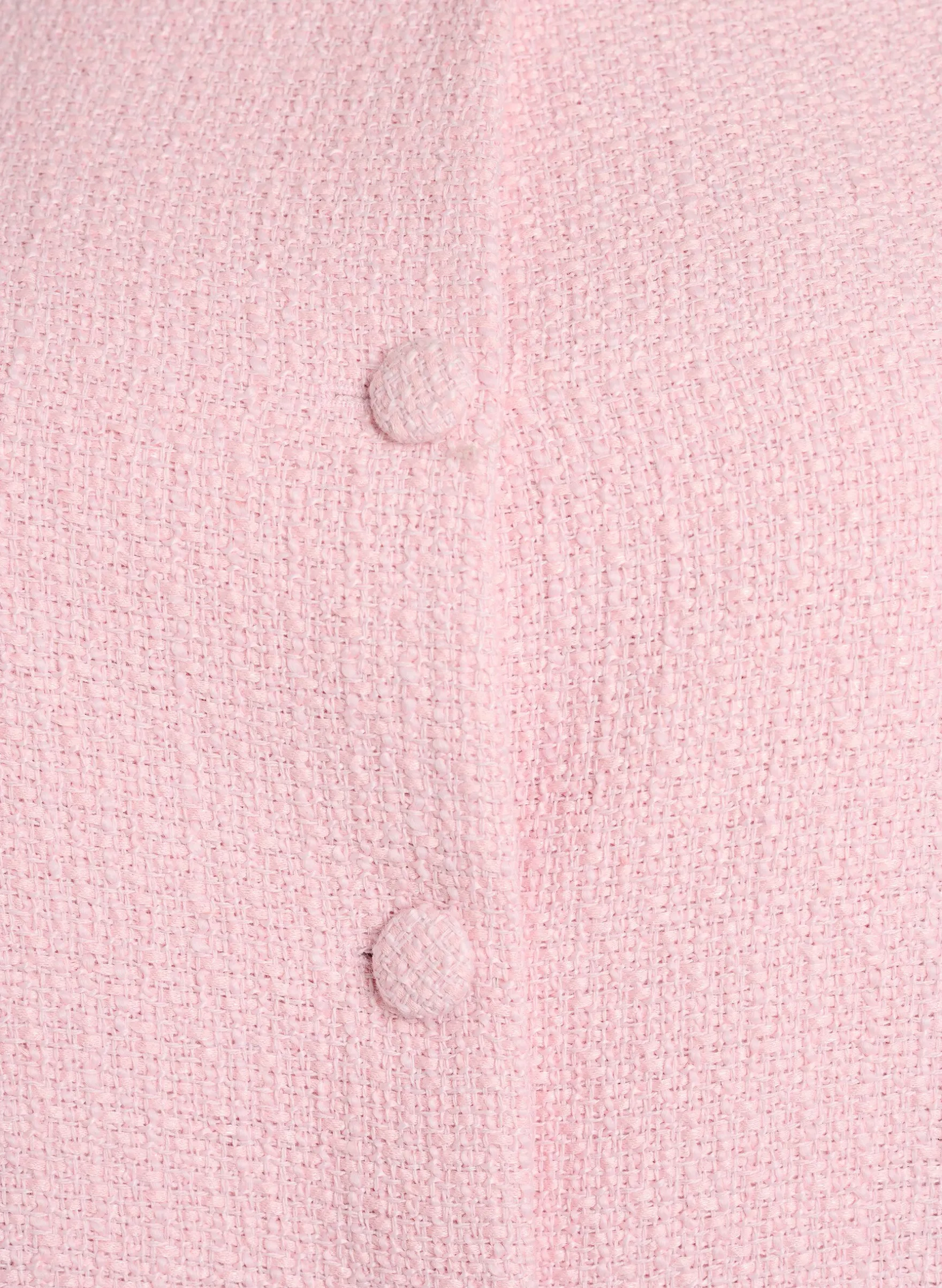 Jacke aus Bouclé mit Rüschendetails